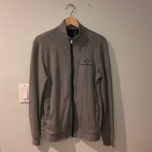 Armini Exchange zip up sweatshirt